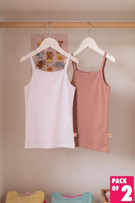 Buy Zivame Girls Camisoles (Pack of 2) - Multicolor